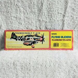 Sealed 3/$20 WWII Flying Thunderbolt F-47 D Glider by CTG Brands Inc.!!